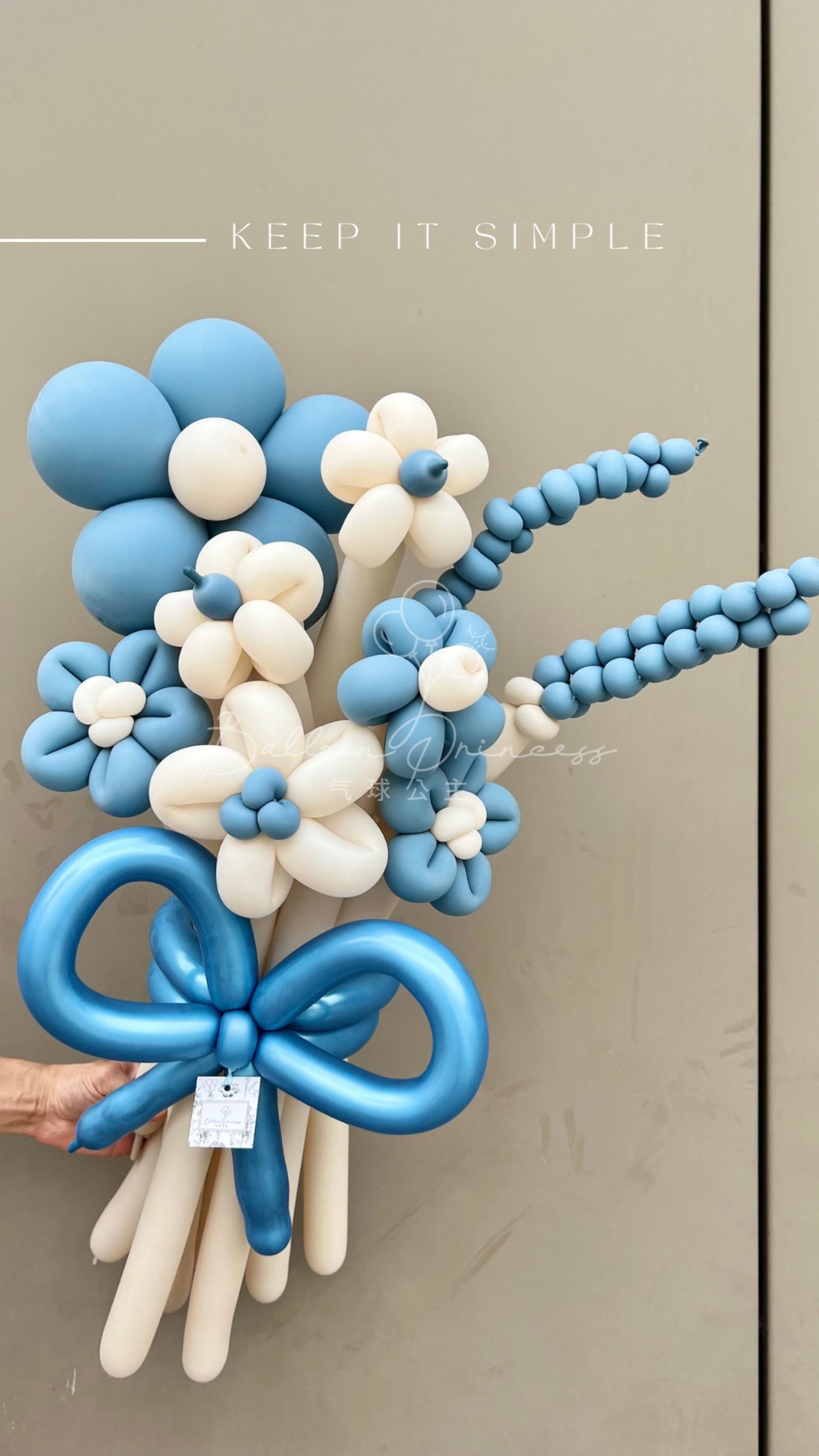 Bouquet di Cielo Stellato Azzurro- Medio