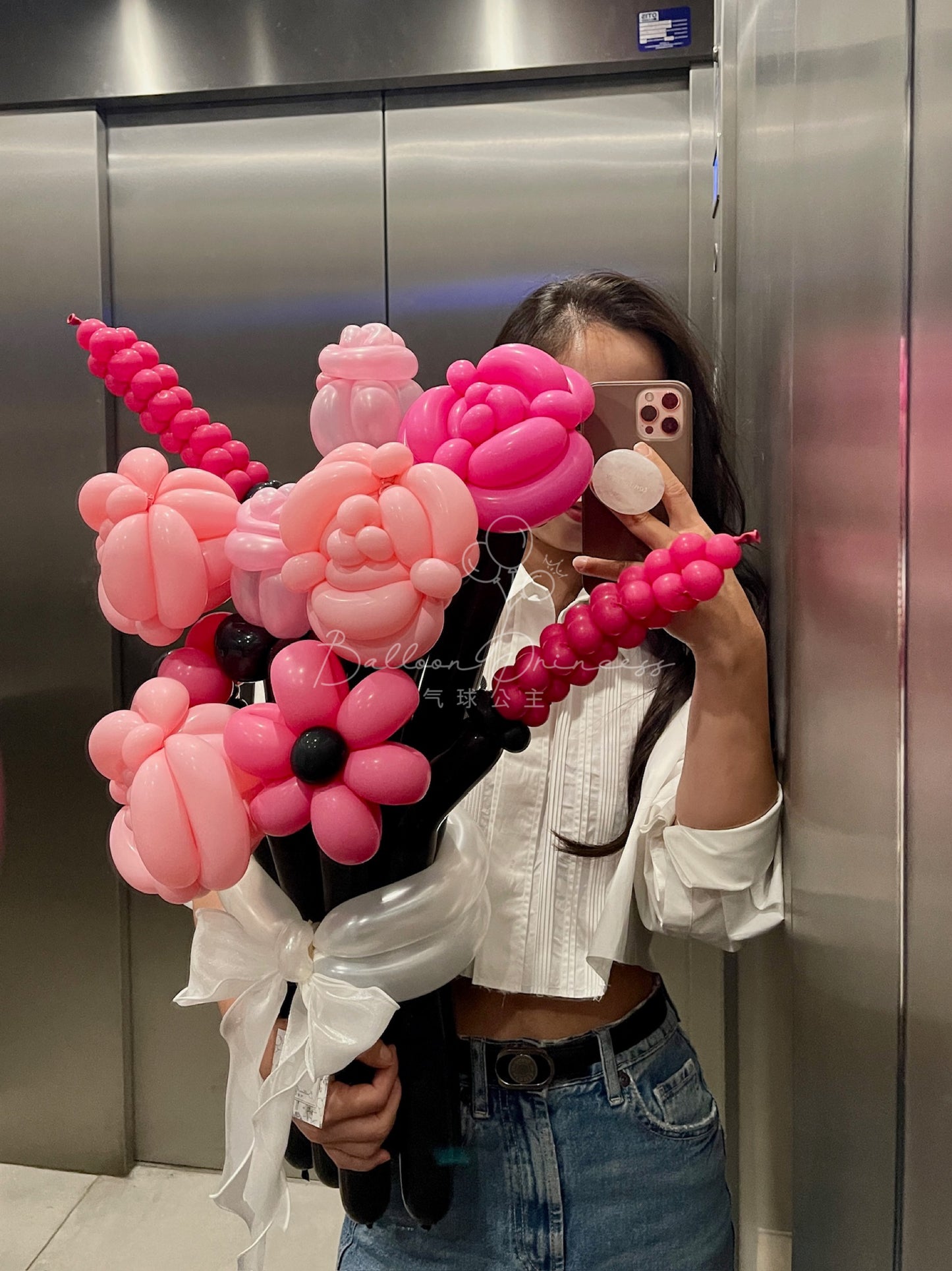 Bouquet di Principessina Rosa - Medio